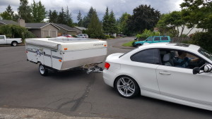 135i Towing Test Drive